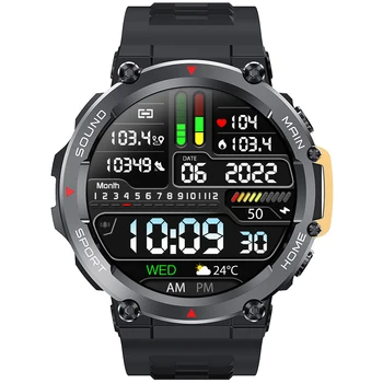 2023 Военни Смарт Часовници За Мъже Android Sports GPS Route Track Фитнес Тракер 1,5-Инчов Голям Екран 5 Дни живот на батерията Smartwatch