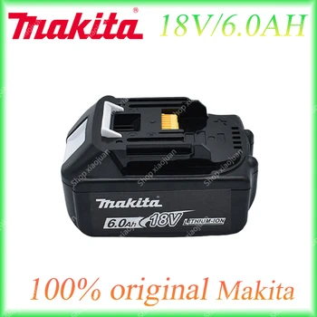 6000 mah 18v Makita Оригиналът е на led литиево-йонна батерия заместител на LXT BL1860B BL1860 BL1850 акумулаторна батерия електроинструменти Makita
