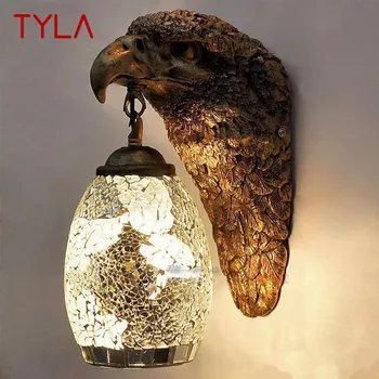 Модерен стенен лампа TYLA Орел, Персонални и творчески лампа за декориране на всекидневна, спалня, антре, бар