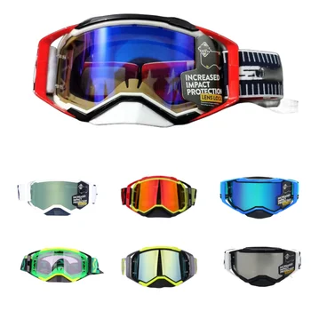 Мъжки мотоциклетни очила, мотоциклетни очила за състезания по оф-роуд, MX офроуд очила, улични колоездене, ветроупорен слънчеви очила, състезания