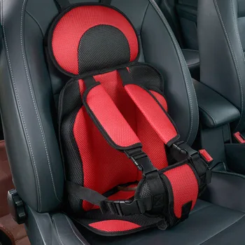 Подложка за детски седалки за кола за деца от 6 месеца до 12 години, дишащи подложки за столове, възглавници за детски седалки, Регулируема възглавница за седалка на колички