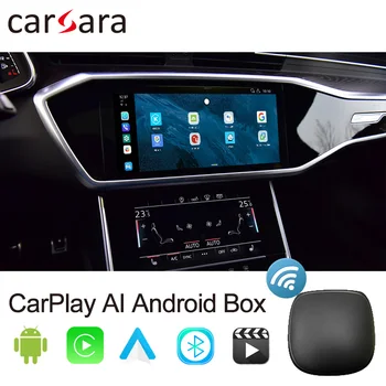 Безжичен модул за CarPlay AI type-C, устройството огледално връзка Android 9 Box в комплект с GPS-навигация за фабрично OEM-жични интерфейс Car Play.
