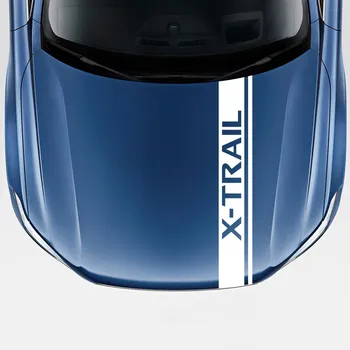 Стикер на предния капак на автомобила, Отразяващи Състезателни Спортни Винил, Аксесоари за декориране на Nissan X-Trail X Trail T32 T31 T30