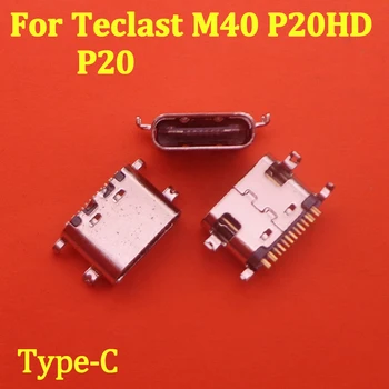 10ШТ Конектор за Зарядно Устройство USB Type-C За Teclast M40 P20HD P20 10.1-инчов USB Конектор C За Зареждане Dock станция