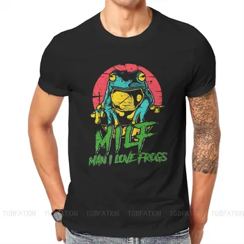 Забавен мем MILF Мъжка тениска на Man I Love жаби и стотици, отличителна тениска с графичен дизайн, градинска облекло, нова тенденция