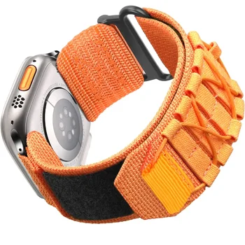 Тактически Спортен каишка Alpine за Apple Watch Band Series 8/7/6/5/4/Ultra 2 49 мм и Найлонова каишка Тъкани Дизайн 42/44/45/38/40/41 мм