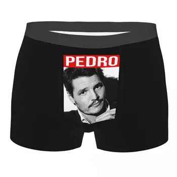 Мъжко бельо Pedro Pascal в ретро стил, модни шорти-боксерки за филмови звезди, колан, мъжки меки гащи