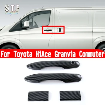 За Toyota HiAce Granvia Commuter 2019 2020 2021 2022 2023 Автоаксесоари Врата Дръжка Капак Завърши Формоване Декоративни Стикери W4