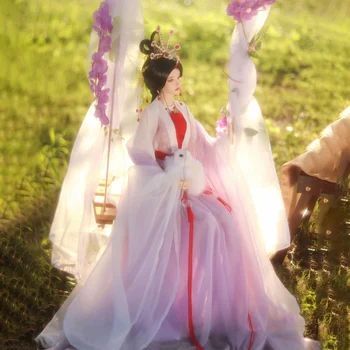 1/3 от Мащаба на Древния Костюм BJD Облекло Китайската Фея Ханфу Дълга Рокля Облекло за BJD/SD SD13 Голямо Момиче Кукла Аксесоари C2064