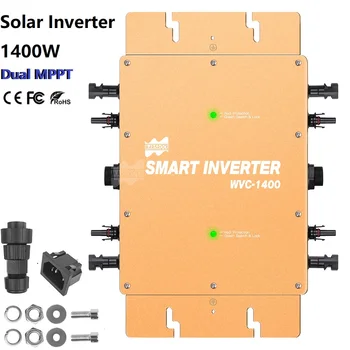 Микроинвертор Solar Grid Равенство с мощност 1400 W с двойно MPPT от 22-50 vdc до 110 или 220 v ac, За панели с мощност не по-4x400 W, С множество сертификати