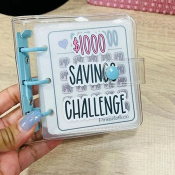 Корици 1000 Savings Challenge, Корици За спестяване на Пари, Книга Savings Challenge С конвертами, Плик Savings Challenge Здрав