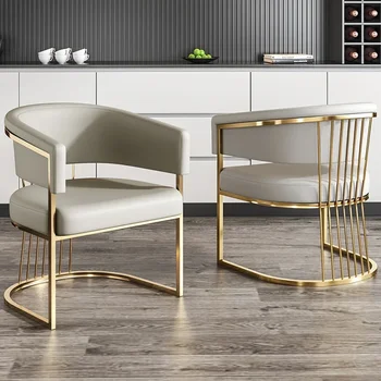 Луксозни трапезни столове за почивка В скандинавски стил, Модерни минималистичные трапезни столове за грим, мебели за дома