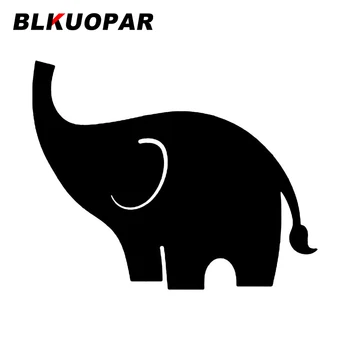 Стикер за автомобил BLKUOPAR Elephant Слънцезащитен крем Модни етикети със защита от надраскване Творческа личност Забавен оригинален стил на колата ATV