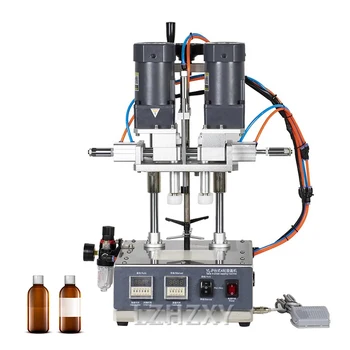 20-60 мм Автоматична Електрическа укупорочная машина за пластмасови бутилки, машина за завиване на вертикална капачки, Електрическа машина за запечатване
