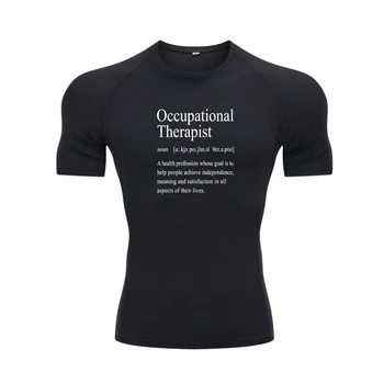 Тениска за трудова терапия, забавни памучни блузи с принтом Ot Definition, тениски, нови мъжки тениски, уникални