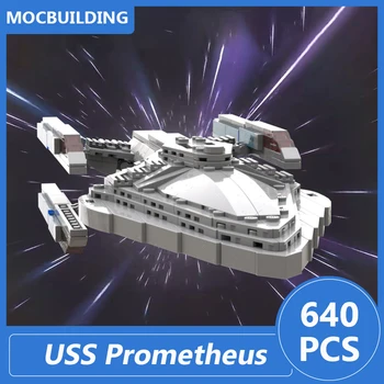 USS Prometheus 1:1250 Мащабна Модел Moc градивните елементи на Пространството Сам Събрание Тухли Дисплей Колекция от Играчки, Подаръци За Рожден Ден 640 бр.