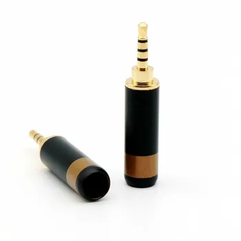 2,5 mm 3,5 mm съединители за слушалки с позлатените штифтом 5шт