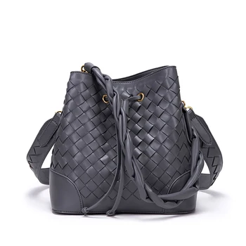 Тканая чанта-кофа за през рамо за жени, висококачествени ръчно изработени чанти, класически модни чанти през рамо дамски чанти-тоут за междуградски пътувания