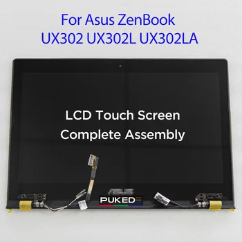 За Asus ZenBook UX302 UX302L UX302LA 13,3-инчов LCD Сензорен Дигитайзер Екран В Пълно Сглобяване на FHD1920x1080