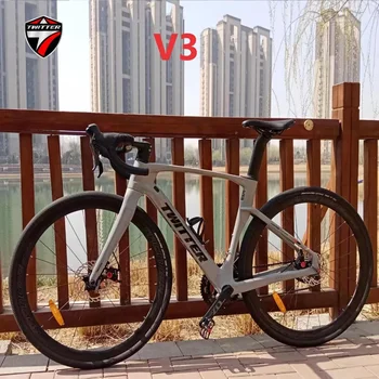 TWITTER Gravel Bicycle V3 RS-24S пълен вътрешен маршрут с висока проходимост клас T900 от въглеродни влакна пътен под наем маслен дисковата спирачка 700 *38C колелото