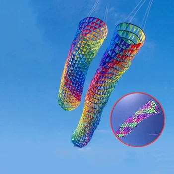 безплатна доставка на 5 м въртях ветрозащитный чорап rRibbon кайт line въздушен змии за възрастни a liner четки въздушен змии на китката на професионално оборудване за парапланеризъм