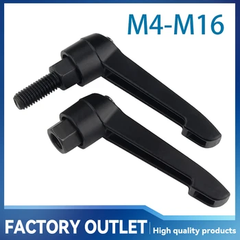 M4 M5 M6 M8 M10 M12 M16 Механизъм за затягане на лост Регулируема дръжка, Определяне на Външна външна резба, дръжка от легирана стомана