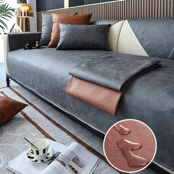 Технология Текстилен калъф за дивана, водоустойчив, който предпазва от котешки драскотини, за домашни кучета, детски подложка за дивана, Нескользящие комбинираната Дивани, хавлии за баня, декорация на дома