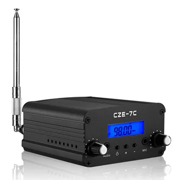 Безжичен FM-предавател с мощност 1 W/7 Вата за двухрежимного предавателя, стерео радиостанции, дома на FM предавателя 76-108 Mhz
