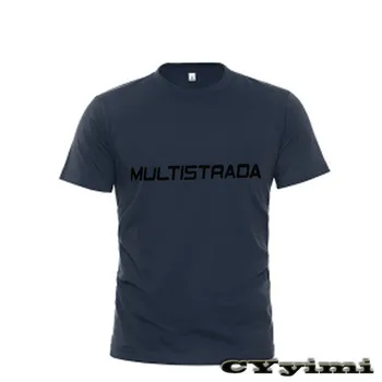 За Ducati MULTISTRADA 1200/1260/S/GT 950 Мъжка Тениска Нова Тениска С логото на от 100% Памук Летни Тениски С Къс Ръкав И Кръгло деколте Мъжки