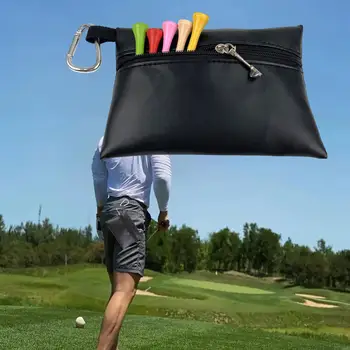 Чанта за тениски за голф, чанта за аксесоари за голф, лесен контейнер за играч на голф, чанта за маркер на топката, за да проверите за стика за голф, поясная чанта за топка за голф