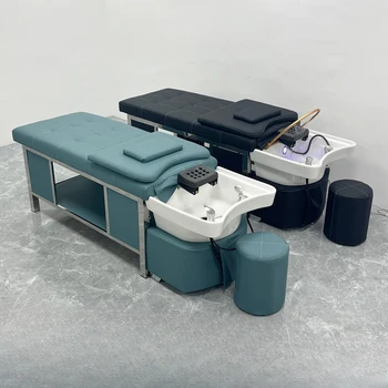 Коса стол с шампоан за коса Simplicity Salon Luxury Spa С шампоан за педикюр Модерни мебели Cadeira De Cabeleireiro HD50XF