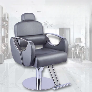 Удобни фризьорски столове, въртящи се Ергономичен дизайн фризьорски тоалетки, Фризьорски столове за лице, Салонное обзавеждане Silla Barberia