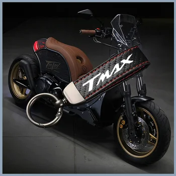 Мотоциклет От Въглеродни Влакна, Кожен Ключодържател С Катарама във формата на Подкова Бижута за Yamaha T MAX 530 Tmax 500 T-MAX 560 Аксесоари за мотоциклети
