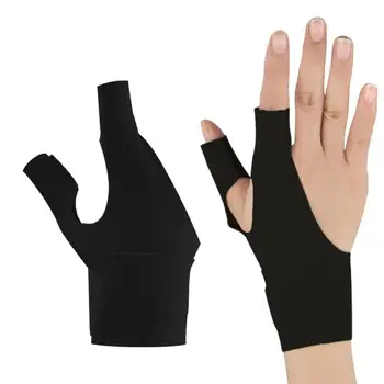 Спортен бандаж за палец, който поддържа 2 пръста, Удобен дишаща Регулируема еластична превръзка на китката С подкрепата на пръстите за вдигане на тежести