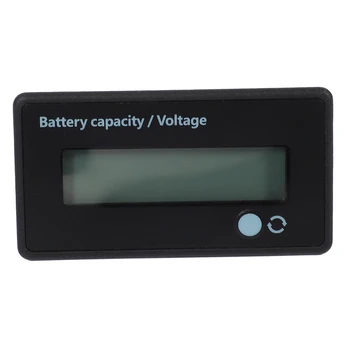 Измерител на заряд на Батерията 12V 24V 36V 48V, Напрежение Индикатор Капацитет на Батерията, Монитор заряд-разряд Оловно-Киселинни и литиево-йонни Батерии, за