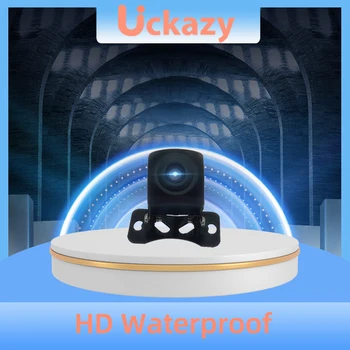 Камера за задно виждане Uckazy Универсален Резерв Парковочная помещение 4 светодиода за Нощно виждане Водоустойчив 170 Широка HD Цветен