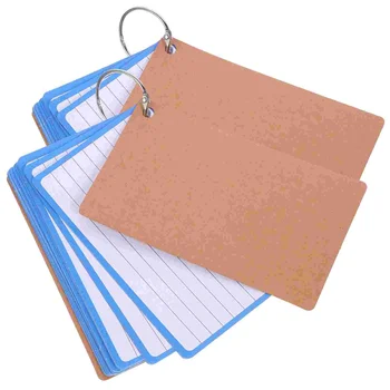 2 сборник с картички на лигавицата, Цветна картонена кутия, Цвят флаш карти, Празни карти за водене на бележки