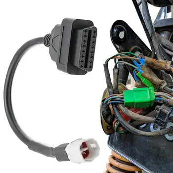 Адаптер за мотоциклети с 4-пинов Штекерный кабел Указател на завоя Тел Адаптер Штекерные конектори Жак Аксесоари за мотоциклети