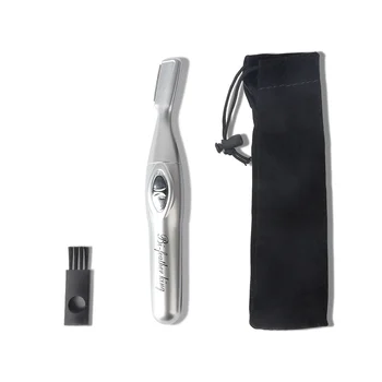 Електрически тример за вежди, средство за премахване на окосмяване по лицето за вежди, женска самобръсначка, преносима козметика, инструменти за грим и красота