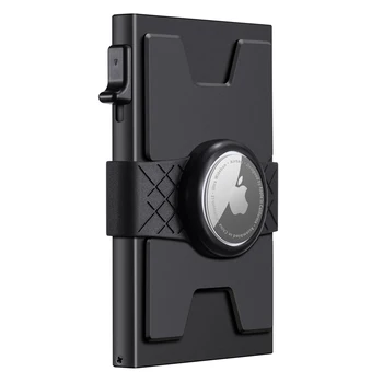 SEMORID Slim Aluminum Metal Card Holder Wallet-RFID Блокиране на Изскачащи Минималистичен Чантата за Мъже|Смарт Портфейл с Преден Джоб