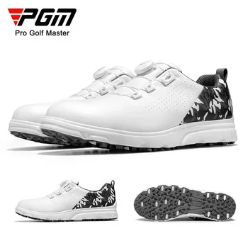 Обувки за голф PGM, мъжки летни обувки, нескользящая дръжка, лейси камуфляжная водоустойчив мъжки обувки