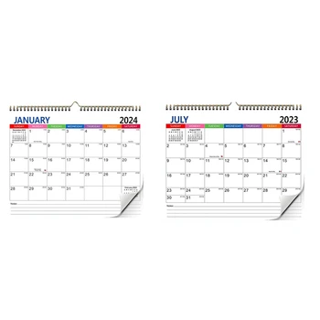 Стенен календар, календарик, празничен календар за 18 месеца Трайни Лесен за използване