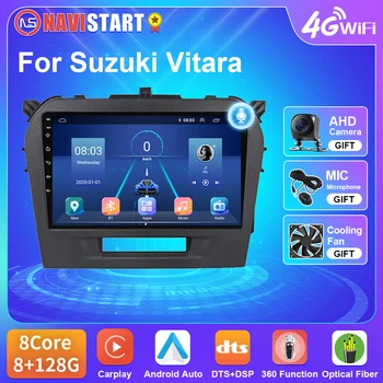 NAVISTART Android 2din Автомобилен Мултимедиен Плеър За Suzuki Vitara 2015 2016 2017 2018 2019 Carplay GPS Навигация DSP 2 Din Без DVD