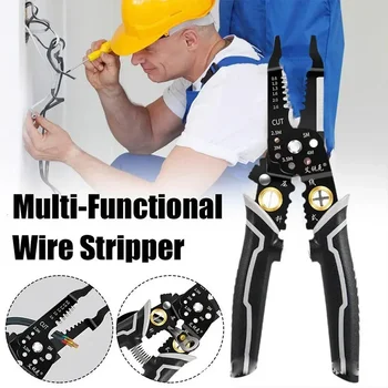 Многофункционален гофриран Меден кабел, клещи за електрозахранване, инструмент за отстраняване на бои, Битумен нож, Желязо Разделителната тел, разгъната